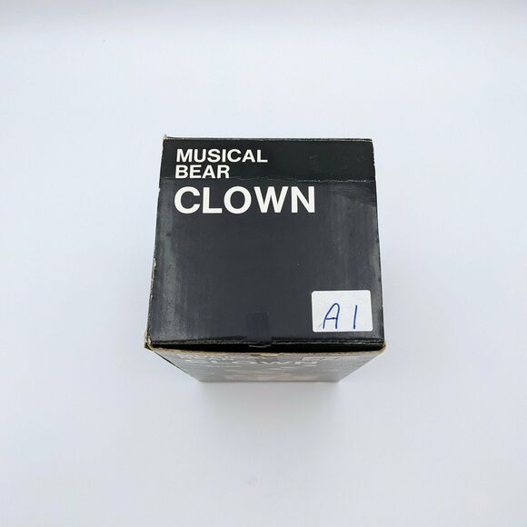 Vintage Musical Bear Clown Wind-Up - Used in Box (Albert E Price, 1983) - Picture 7 of 12